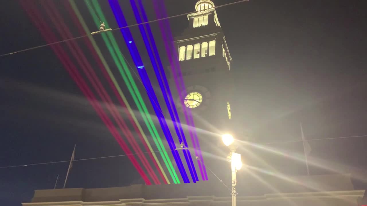 San Francisco lights up world’s largest Pride ‘flag’ [Video]