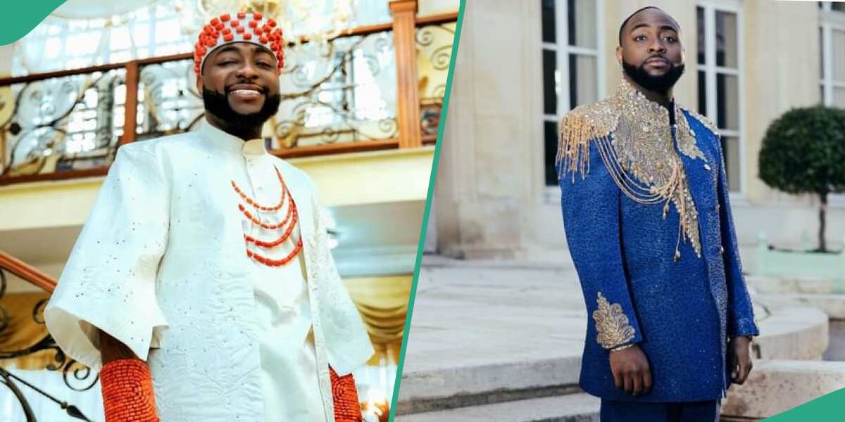 Davido Smokes at His Wedding in Rare Video, Netizens Lambast Him: “In Everything Make Money”