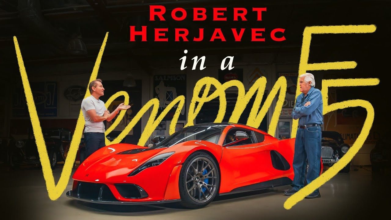 Watch Jay Leno & Robert Herjavec Drive The Hennessey Venom F5 Roadster [Video]