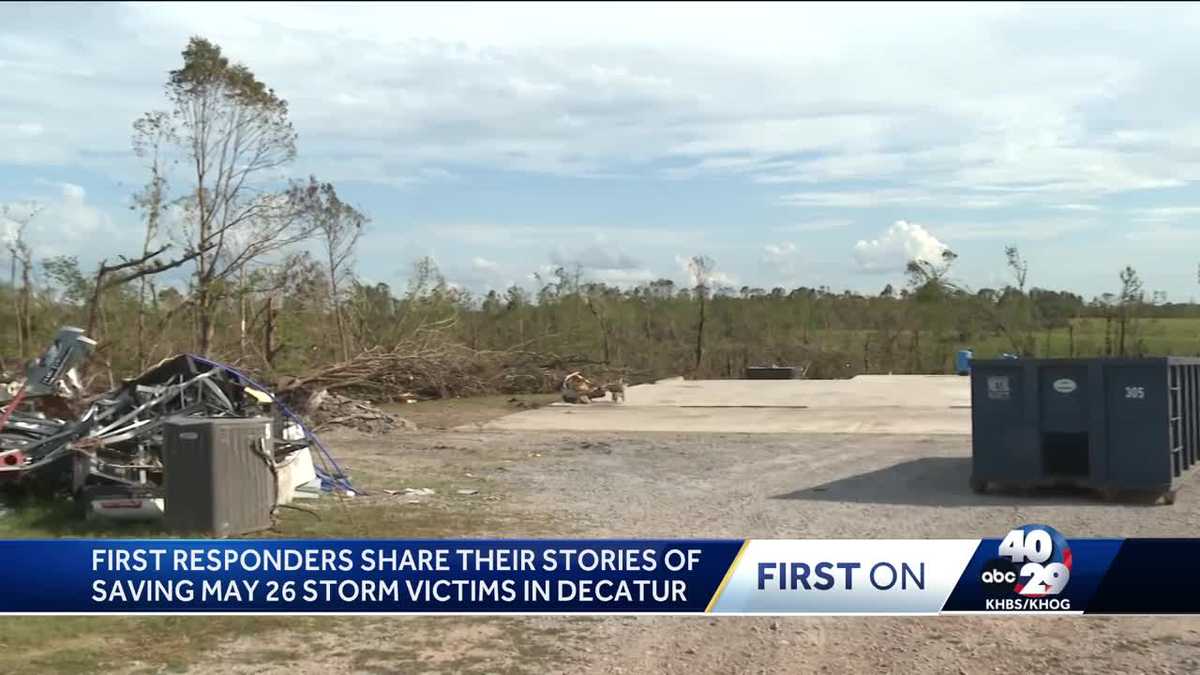 Decatur first responders recall pulling people from storm debris [Video]