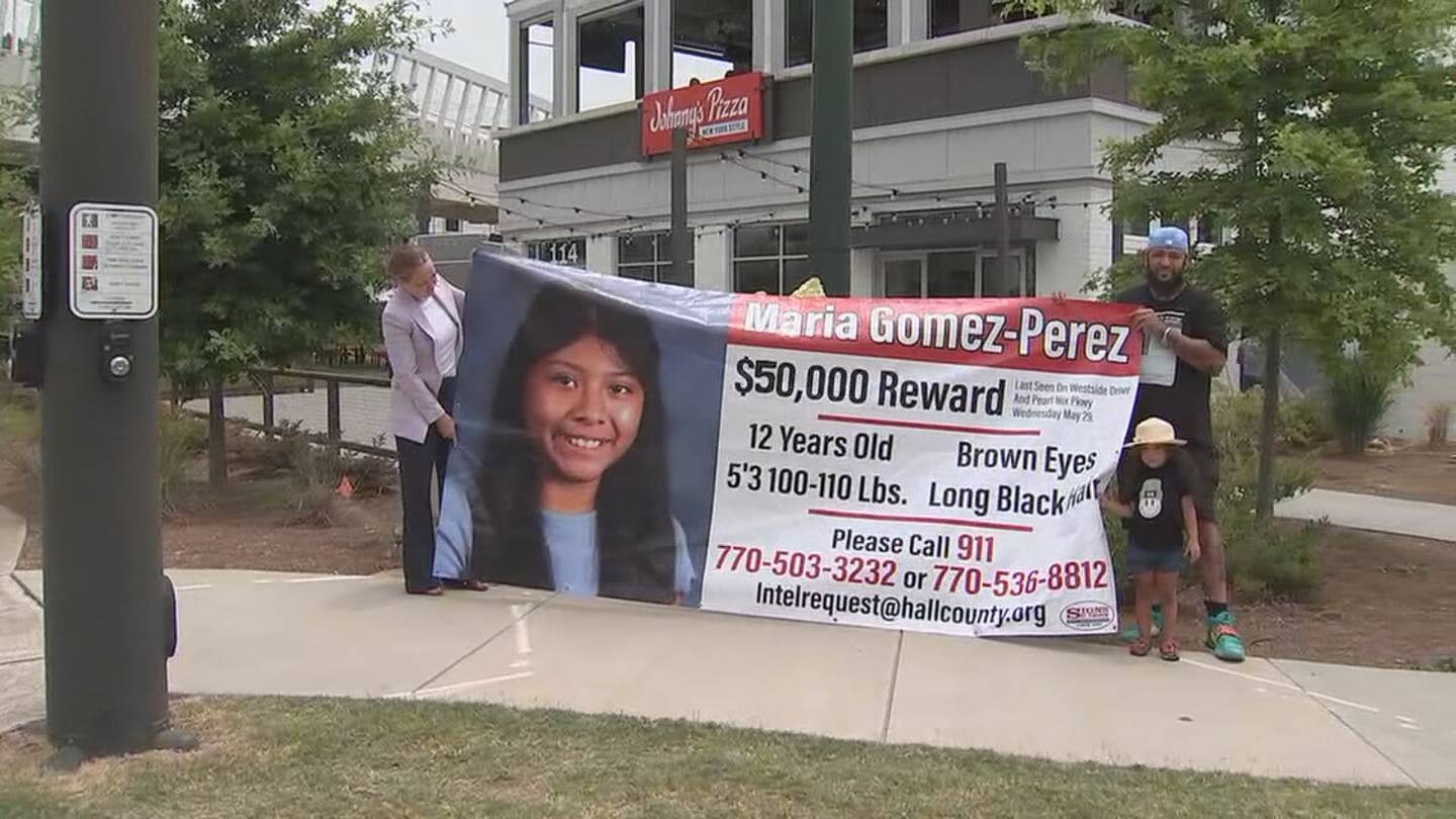 Banner for missing Hall County 12-year-old to hang over busy Gainesville road  WSB-TV Channel 2 [Video]