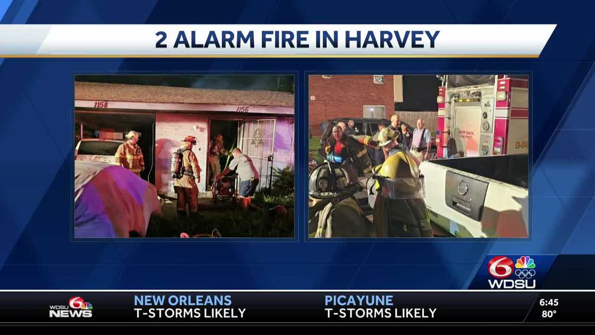 Louisiana house catches fire in Harvey on Fourth of July [Video]