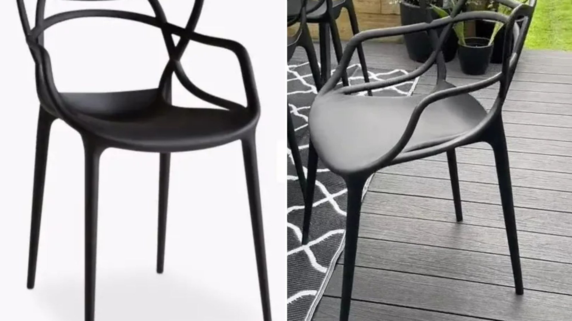 I fell in love with some designer garden chairs at 223 EACH so I used a clever hack to snap up dupes for just 19 a pop [Video]