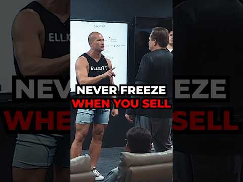 NEVER FREEZE WHEN YOU SELL // ANDY ELLIOTT // text “MINDSET” to 918-210-0254 // [Video]