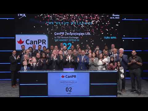 CanPR Technologies Ltd. (TSXV: WPR) Opens the Market [Video]