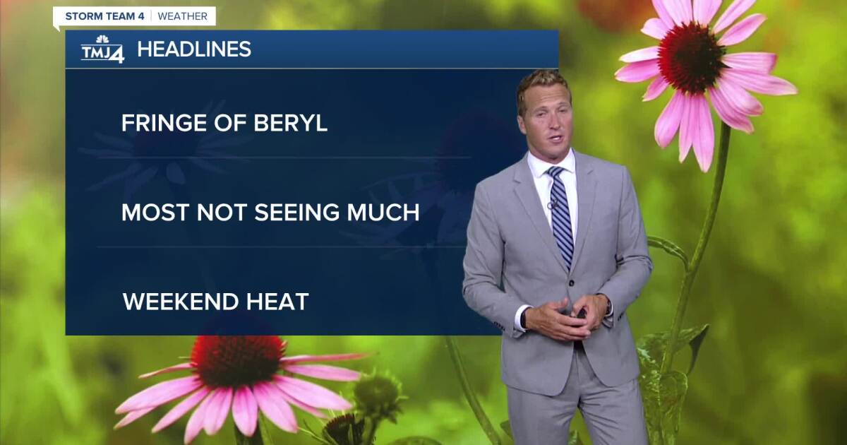 Southeast Wisconsin weather: Fringe of Beryl [Video]