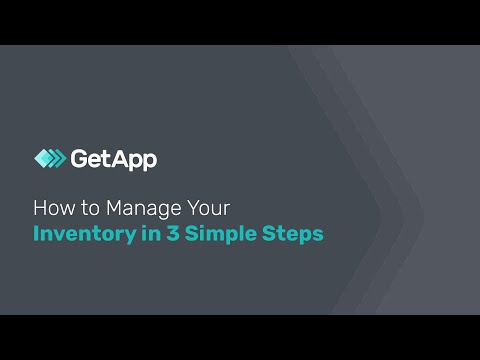 How To Manage Your Inventory in 3 Simple Steps [Video]