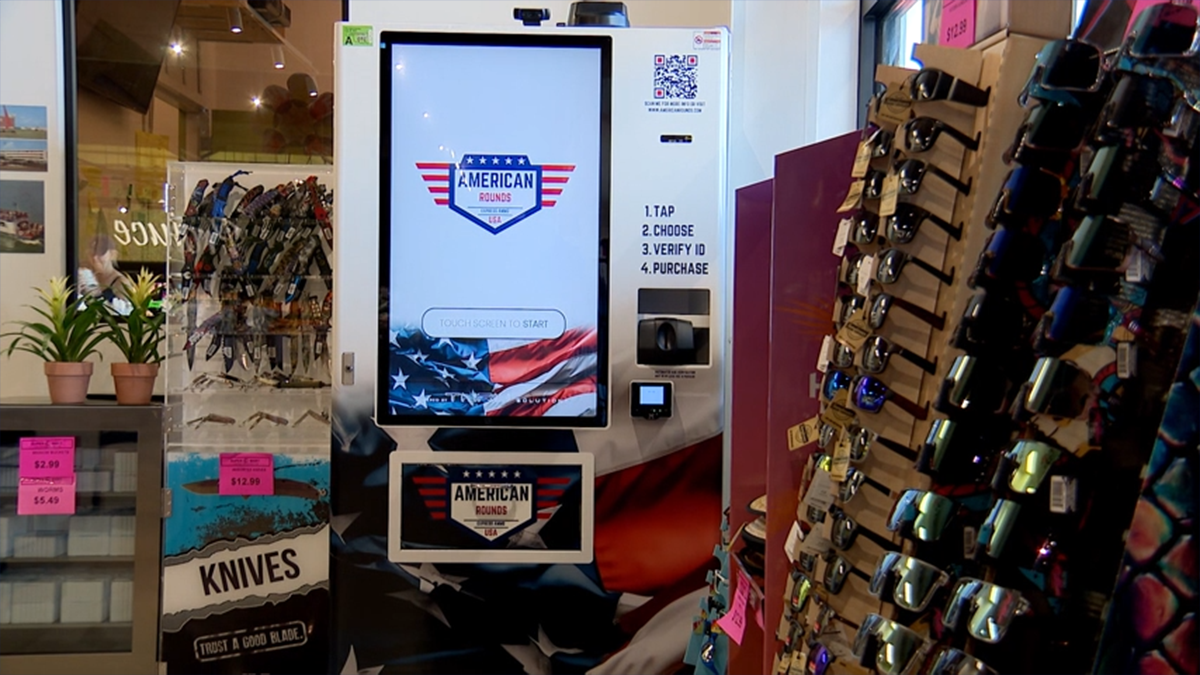 Ammo vending machines created in North Texas  NBC 6 South Florida [Video]