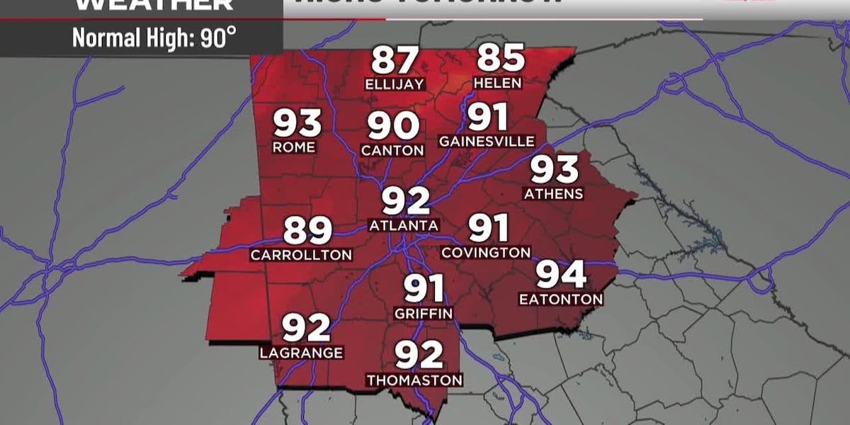 First Alert Forecast: A new heat wave starts on Thursday [Video]