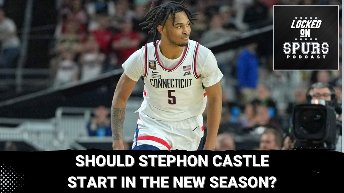 Should Stephon Castle be in the San Antonio Spurs starting unit on opening night? | Locked On Spurs [Video]