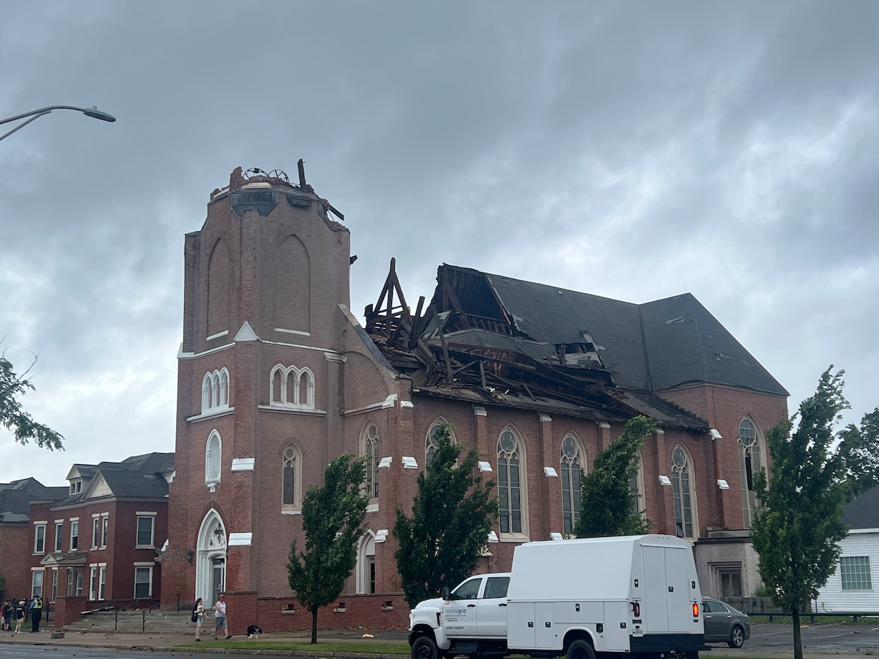 Rome NY in ruins after severe storm: Trees in homes, roofs ripped off churches [Video]