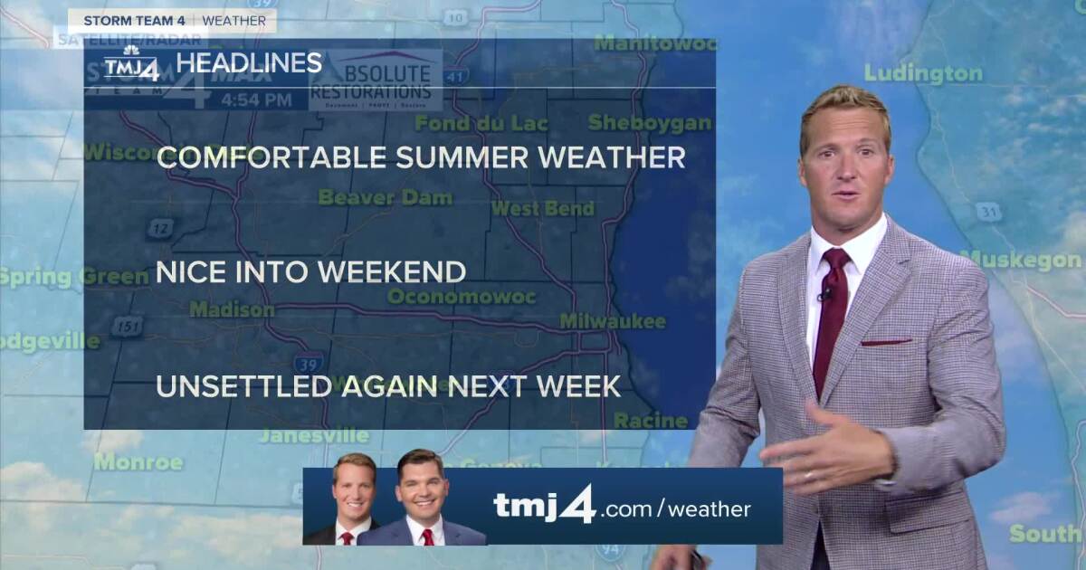 Southeast Wisconsin weather: Comfortable weather [Video]