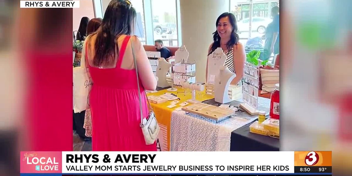 Arizona mom starts jewelry business Rhys & Avery to inspire her kids [Video]