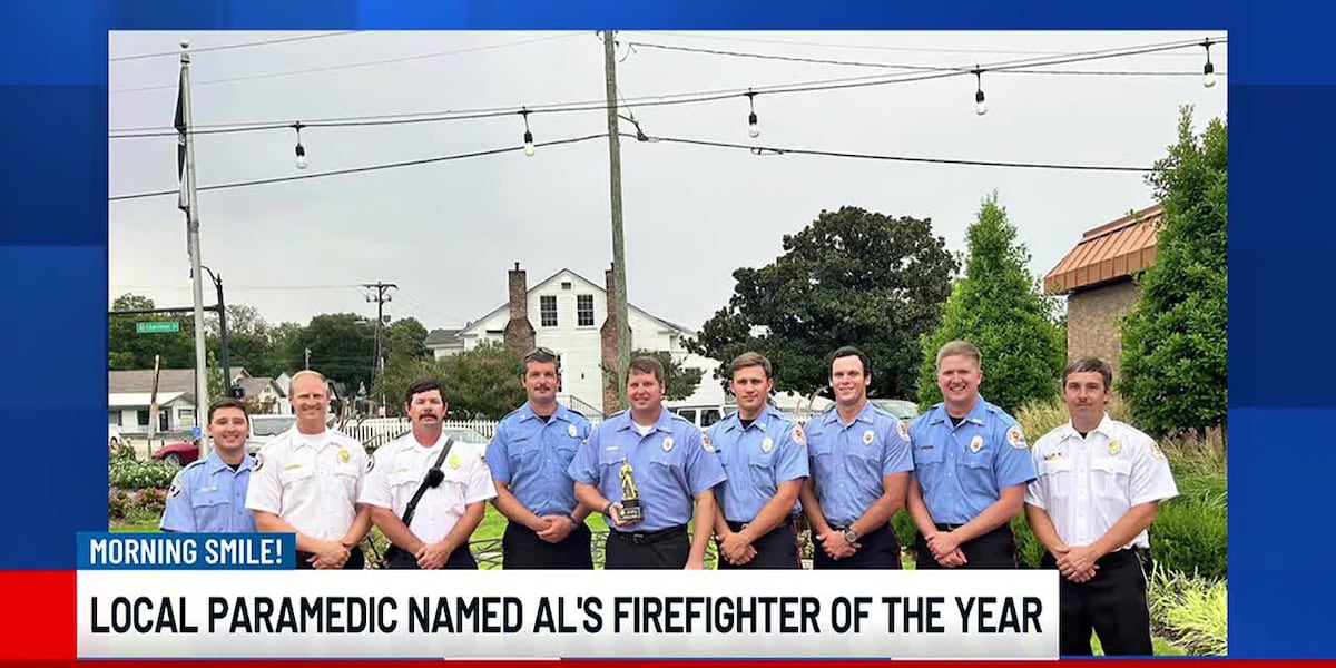 Morning Smile: Local paramedic named Alabama’s Firefighter of the Year [Video]