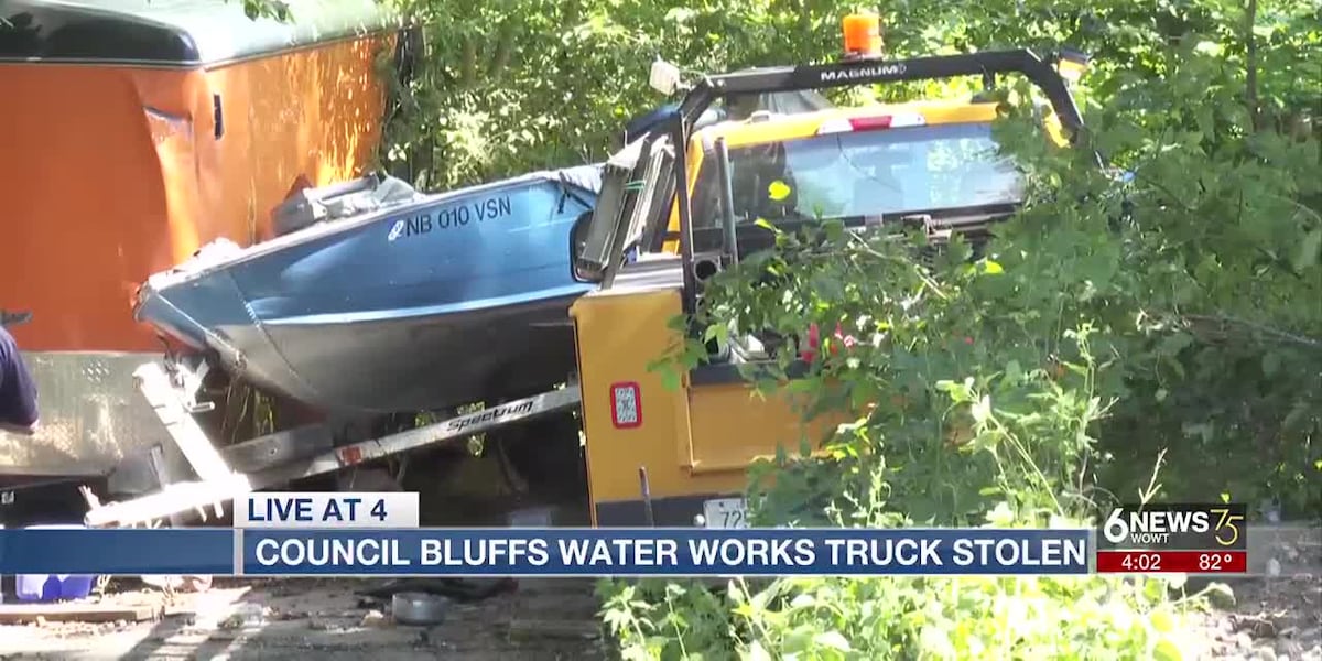 Council Bluffs water truck stolen, leading to police standoff [Video]