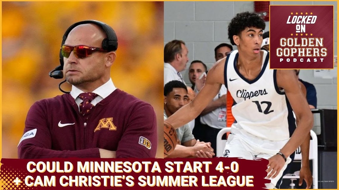 Can Minnesota Start the Season 4-0 + Gophers NCAA 25 Thoughts + Cam Christie’s NBA Summer League! [Video]