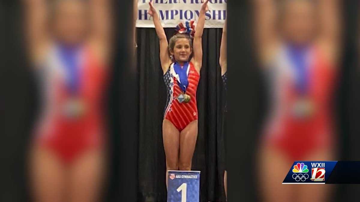 Archdale 11-year-old gymnast fractures ankle, competes in regional competition and wins [Video]