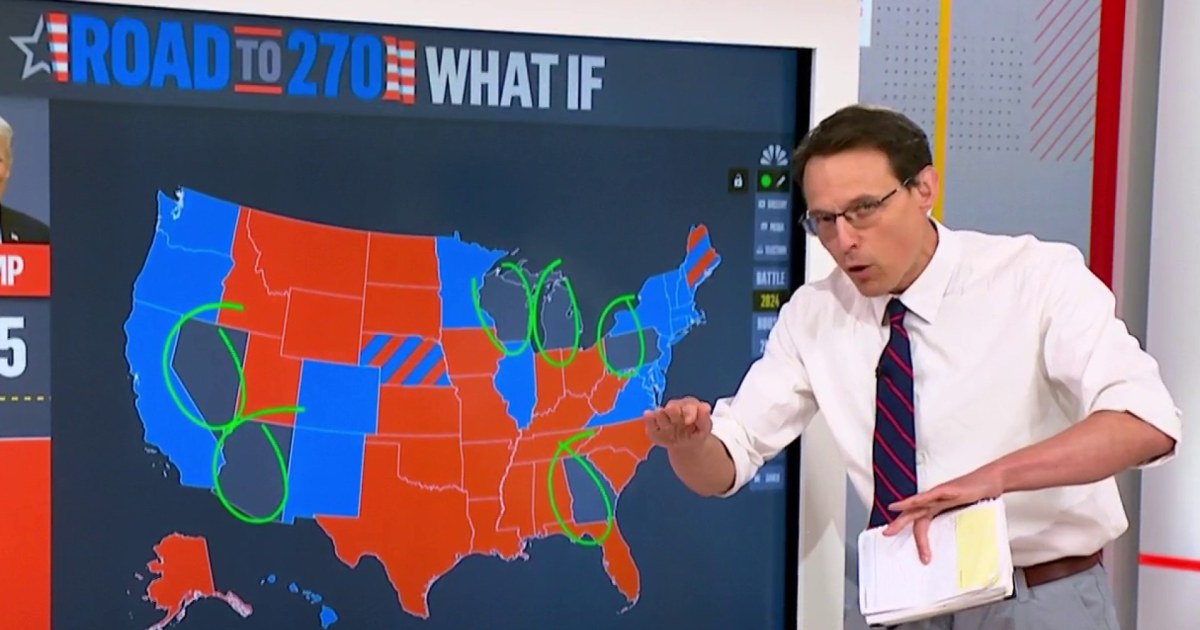 Watch: Steve Kornacki breaks down Kamala Harris’ starting point in polls as race reboots [Video]