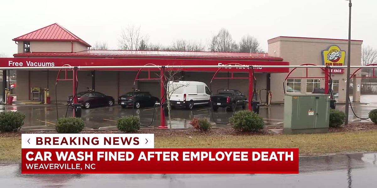 Car wash fined after employee’s death [Video]