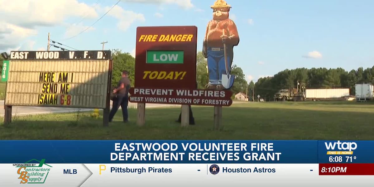 Eastwood Volunteer Fire Department receives funding for new gear [Video]