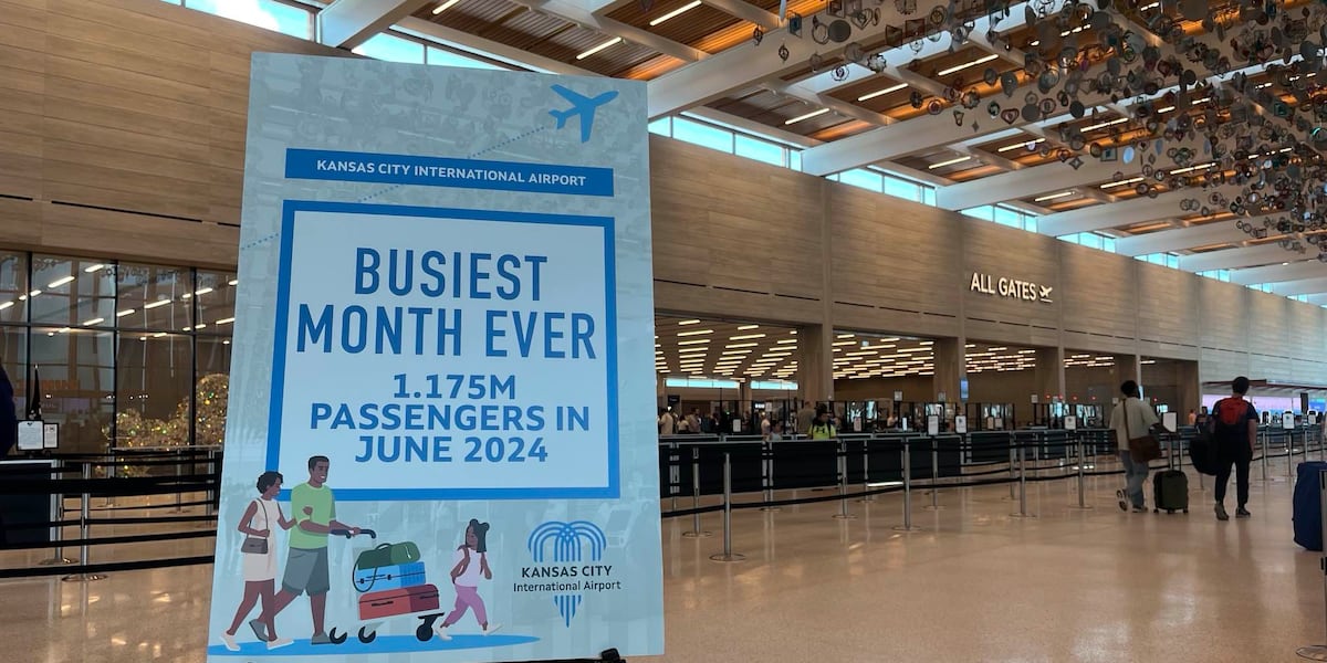 Kansas City International Airport experiences record-breaking month [Video]