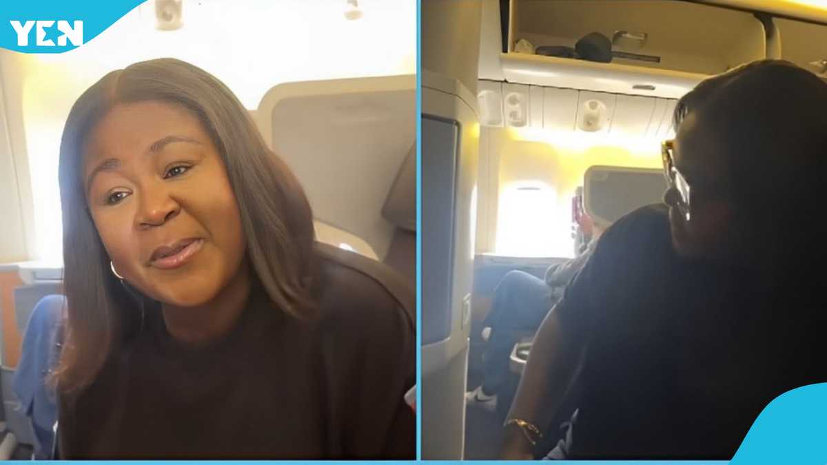 Ghanaian Woman Rejoices As She Flies Business Class For The First Time: “You Made Her Proud” [Video]