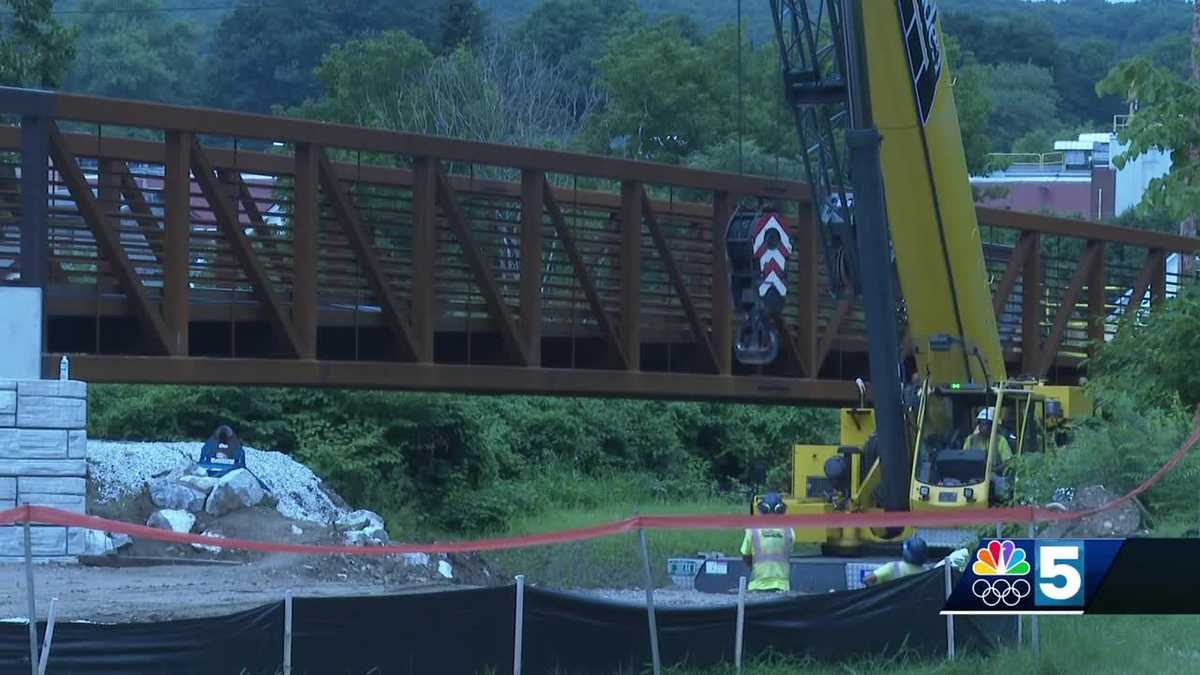 Construction continues on Rutland City Path Bridge after installation [Video]