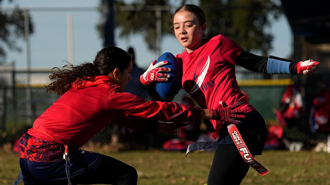 Texas girls flag football organization putting sport on the map [Video]