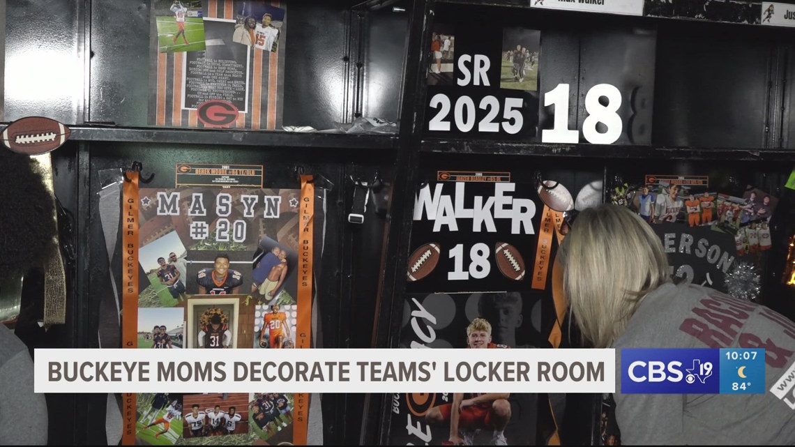 Buckeye football moms decorate lockers before start of season [Video]