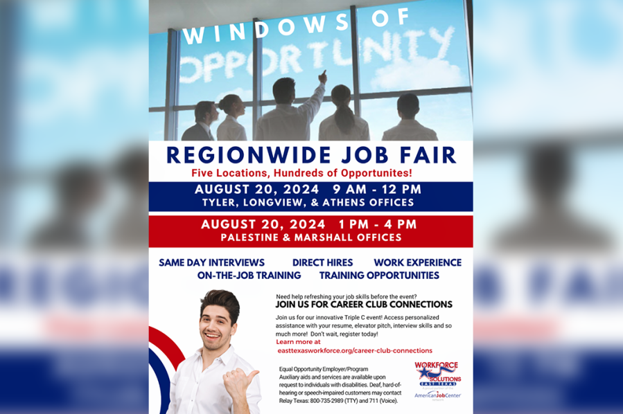 East Texas cities to host job fairs in August [Video]