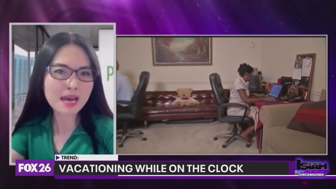 Vacationing while on the clock [Video]