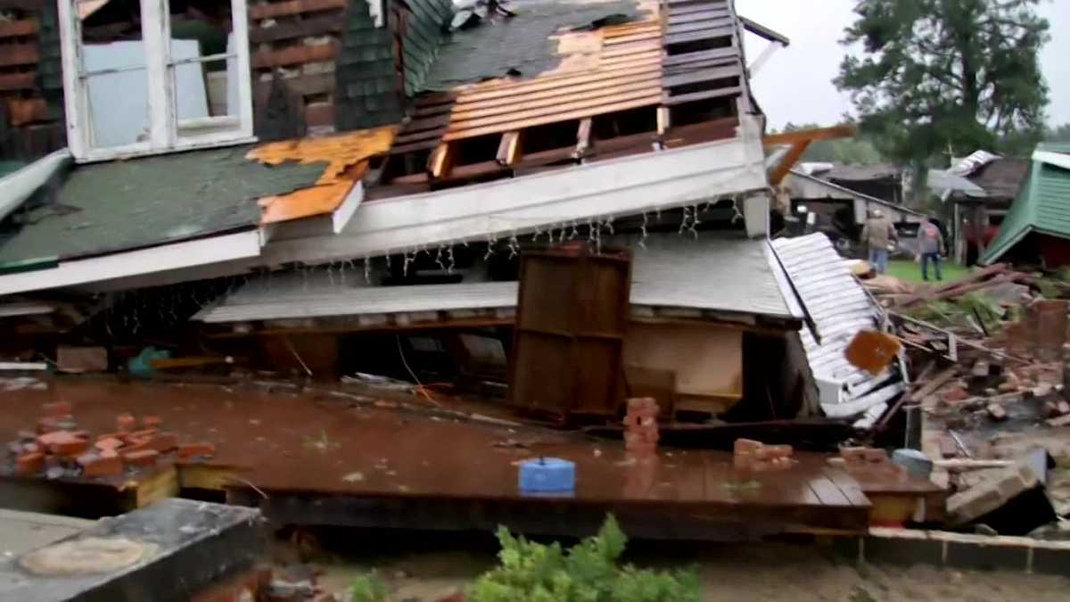 Debby spawns deadly tornado, flooding [Video]