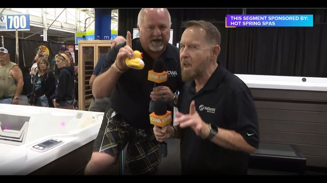 Rubber duckies, low-maintenance salt filtration, and automatic hot tub covers! Visit Hot Spring Spas today at the Iowa State Fair | Paid Content [Video]