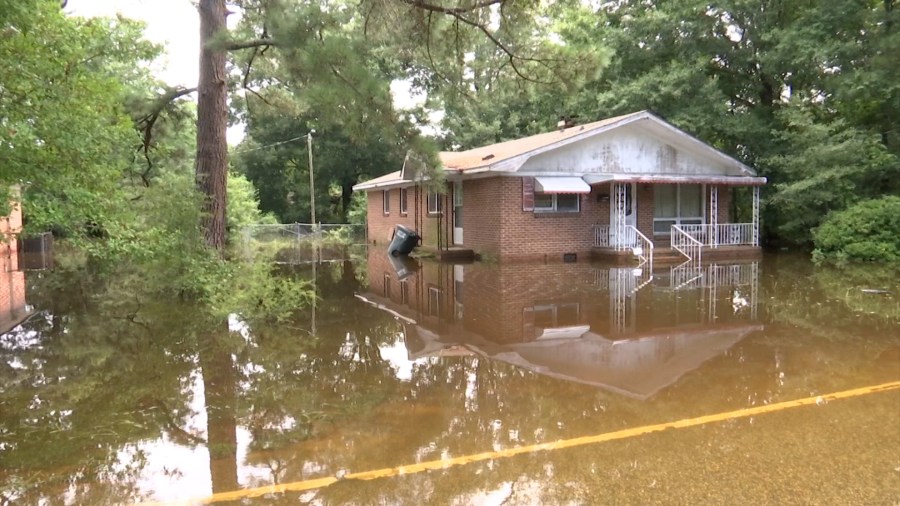 Dillon crews work to clear last flooded area after Tropical Storm Debby [Video]