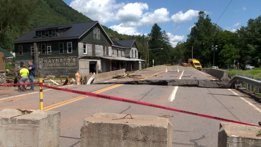 The cleanup of Debby continues in Trout Run [Video]