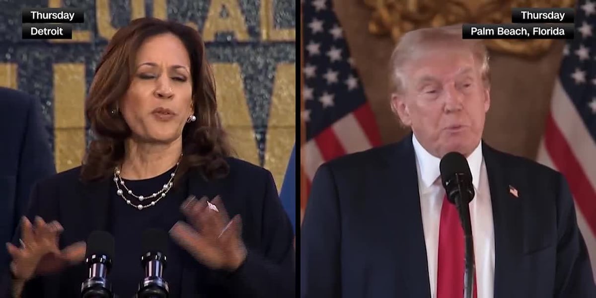 Harris and Trump compete on the campaign trail [Video]