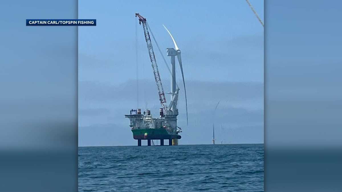 Vineyard Wind announces plan to remove damaged wind turbine blade, resume installations [Video]