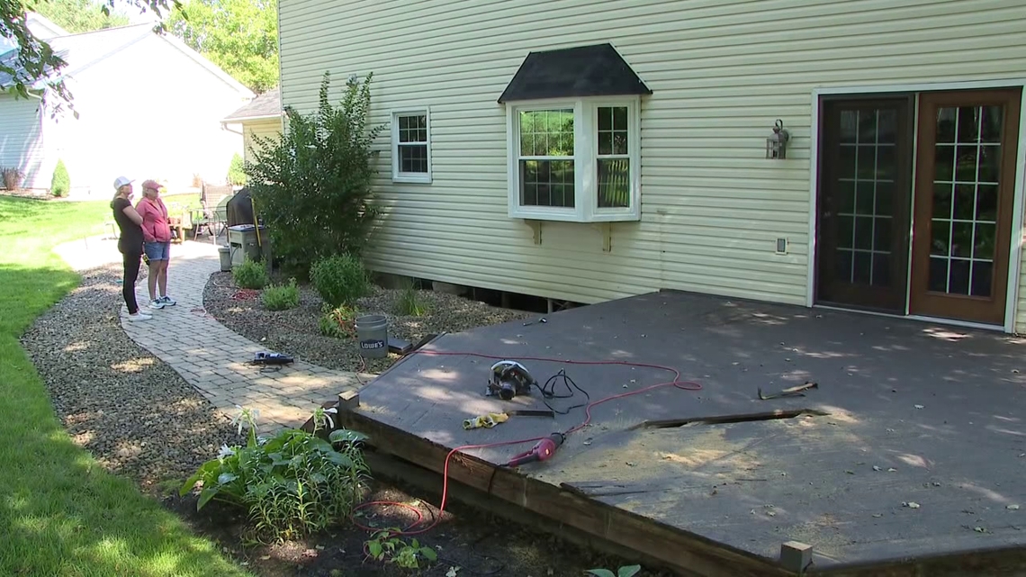 Williamsport home foundation collapses from Tropical Storm Debby [Video]