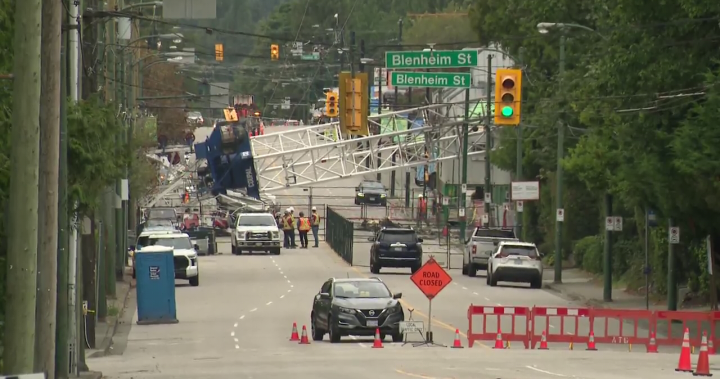 Slow restart for businesses affected by Vancouver fire, crane collapse – BC [Video]