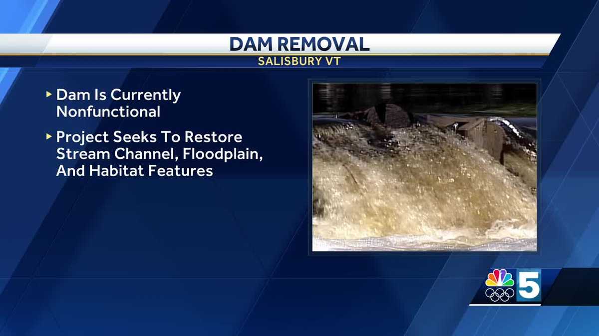 Wainwright Mill Dam in Salisbury, VT to be removed [Video]