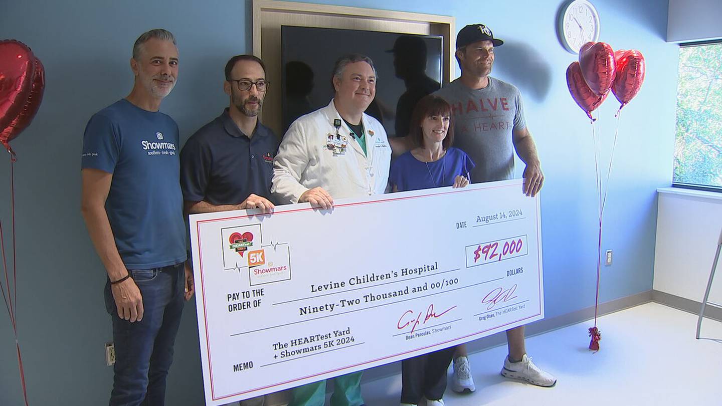 Greg Olsen, Showmars team up to make major donation to Levine Childrens Heart Center  WSOC TV [Video]