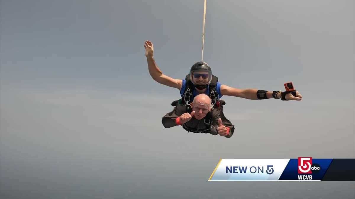 Meet the Mass. Navy veteran skydiving for his 91st birthday [Video]