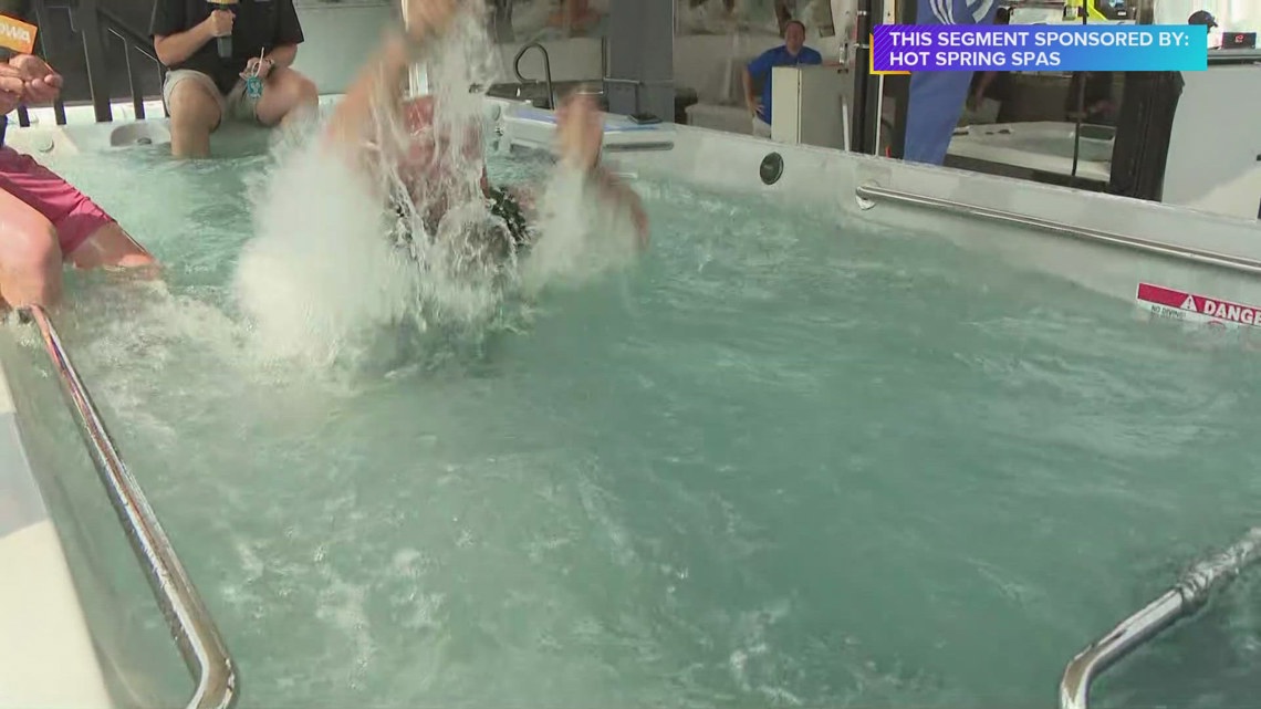 Lou’s Last Lap at the Iowa State Fair! Enjoy a the Hot Spring Spas endless pool today | Paid Content [Video]