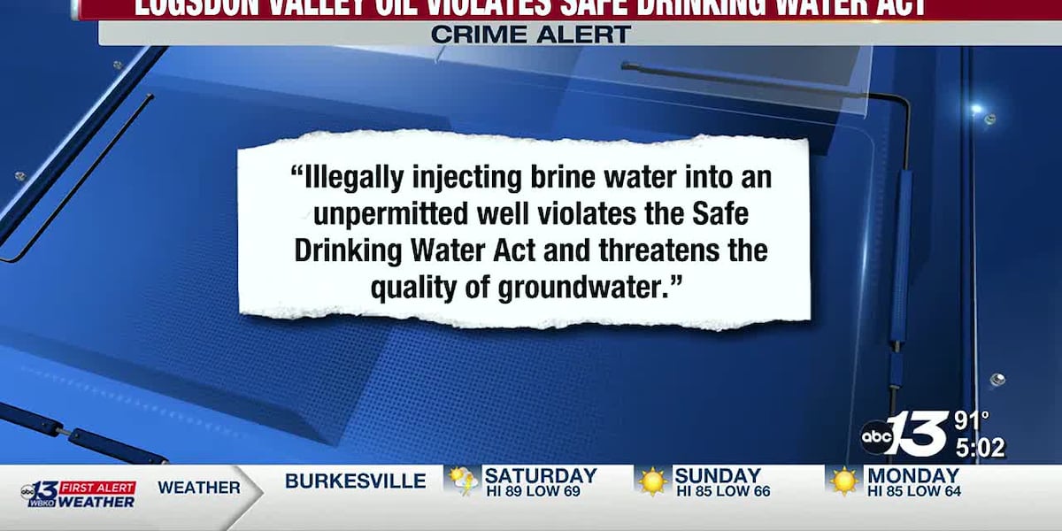 Hart County company sentenced for violating Safe Drinking Water Act [Video]