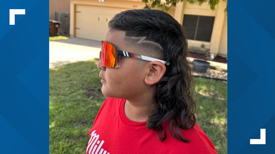 San Antonio boy hopes his mullet takes him to victory [Video]