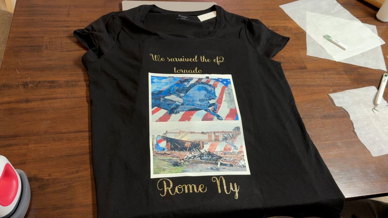 Rome-made t-shirts recall tornado that changed the city [Video]