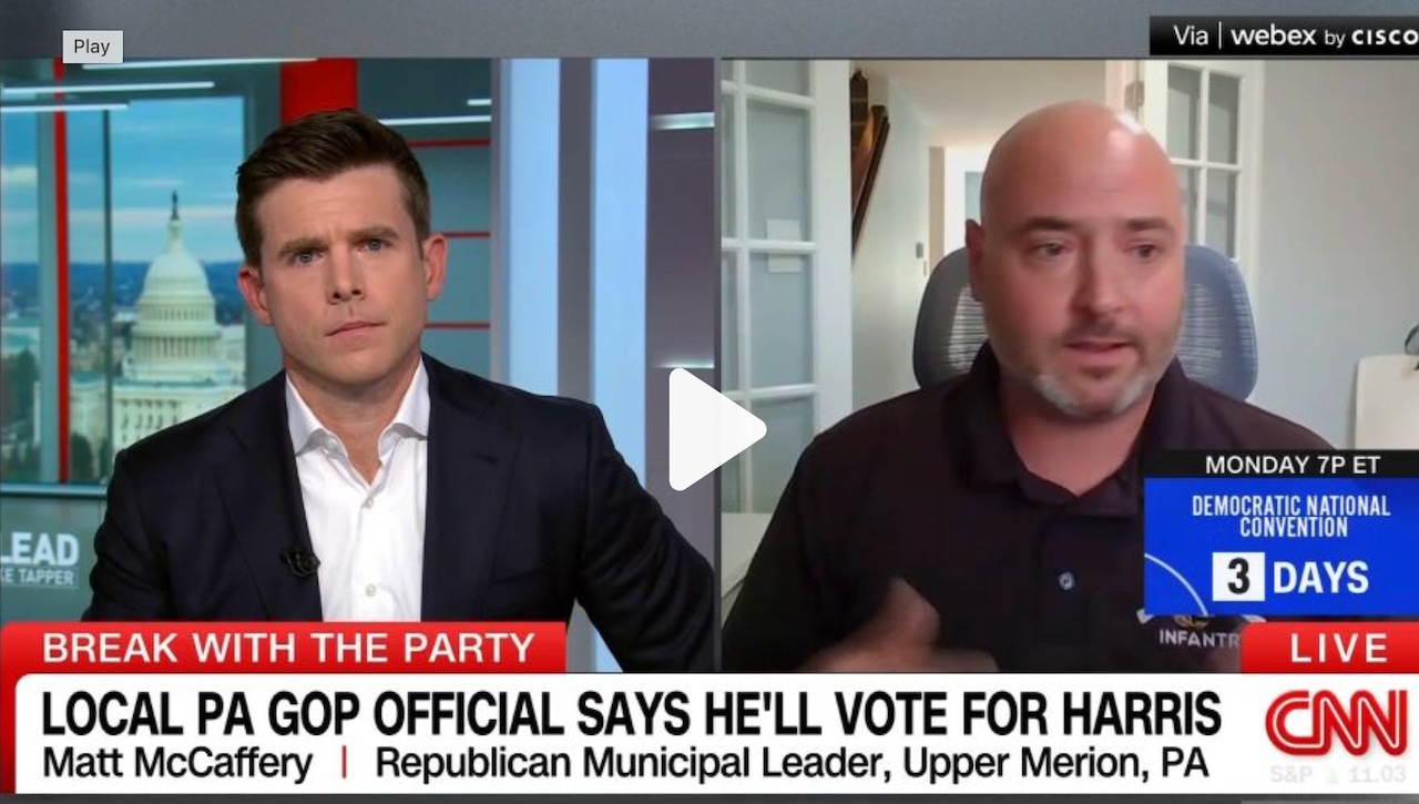 Pa. Republican officials home swatted after saying on CNN hes voting for Kamala Harris [Video]