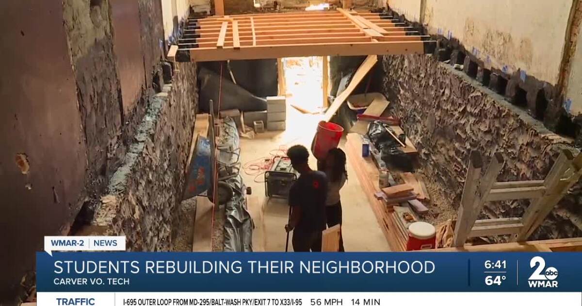 “Why wait when you can DIY” Carver students rehab West Baltimore vacant homes [Video]