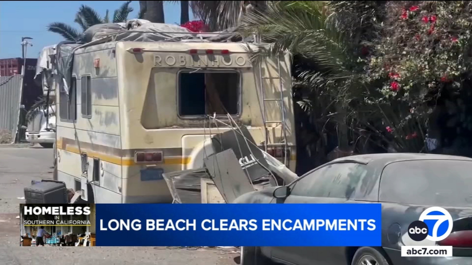 Long Beach starts homeless encampment crackdown following Gov. Gavin Newsom’s warning [Video]