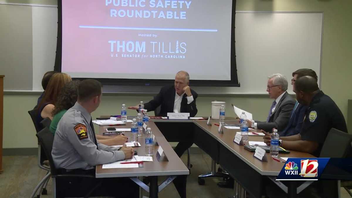 Sen. Thom Tillis holds roundtable discussion on fentanyl epidemic in Winston-Salem [Video]